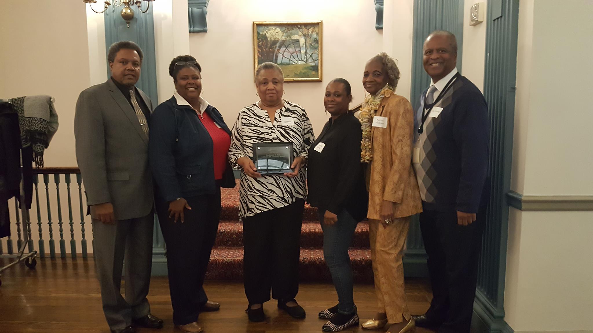 Dr. McManus received the inaugural Magda Peck Public Health Leadership Award from UW Milwaukee