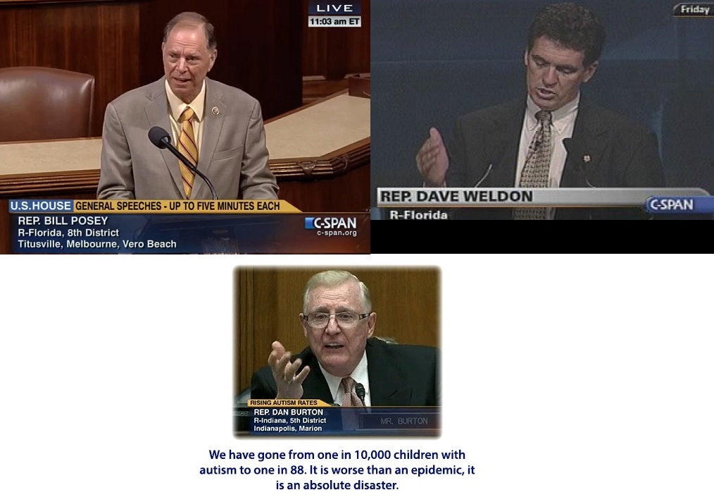 three congressmen threatened vaccine safety
