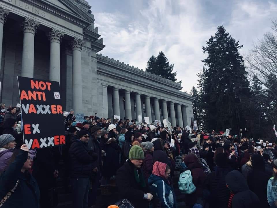 washington state rally ex vaxxer